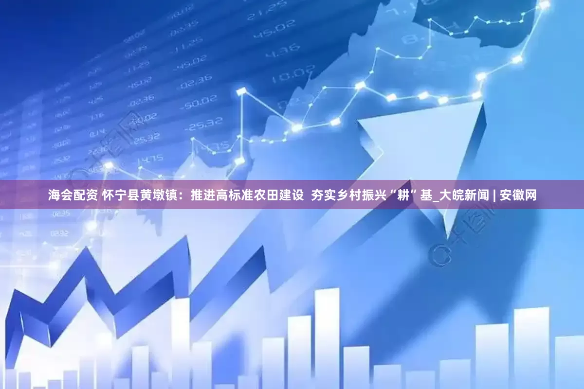 海会配资 怀宁县黄墩镇：推进高标准农田建设  夯实乡村振兴“耕”基_大皖新闻 | 安徽网